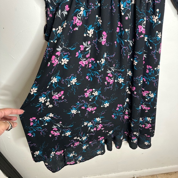 Nanette Lepore long sleeve, high low floral dress - Picture 6 of 10